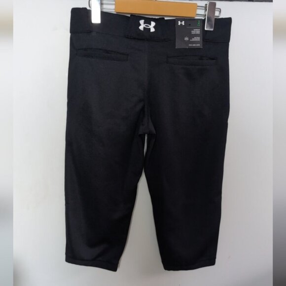 UNDER ARMOR | Boy's Black UA Utility Baseball Knicker - Picture 5 of 6